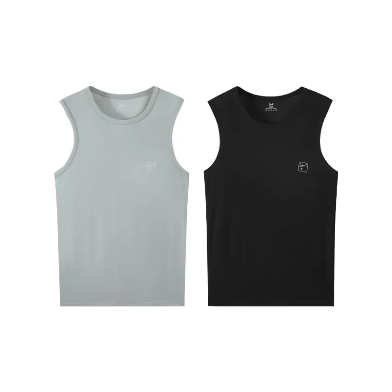 MIIOW Modal Ice Silk Tank Top Summer Men's Combo Set-17