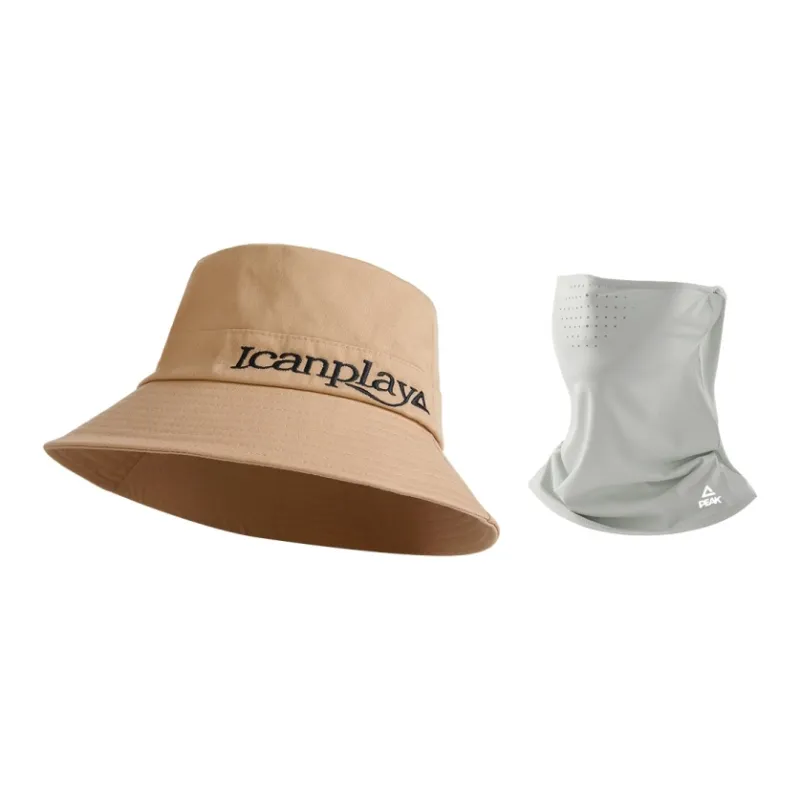 PEAK Cotton Bucket Hats Unisex Camel-1