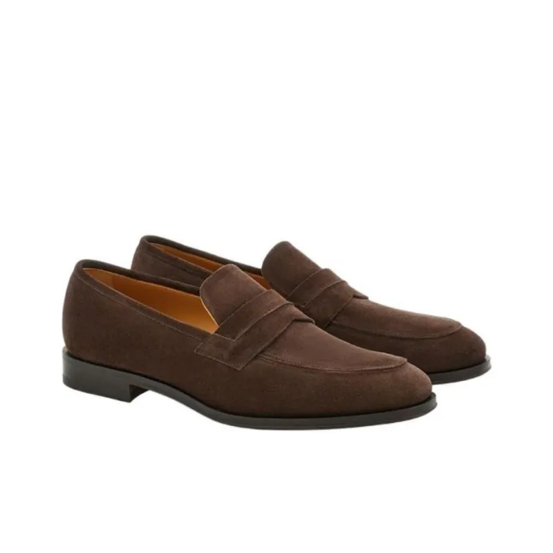FERRAGAMO Penny Loafers Men's Brown-2