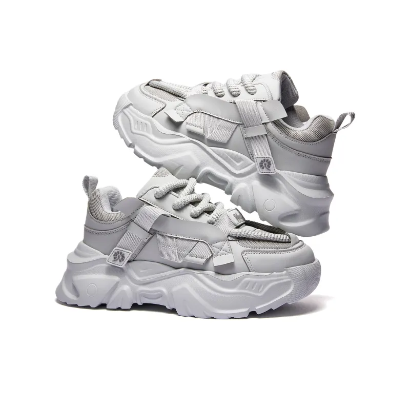 RIFUGIO VO' Wear-Resistant Height Increasing Low-Top Chunky Sneakers Unisex-3