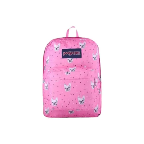 JanSport Polyester Backpack Medium Size Women
s Pink