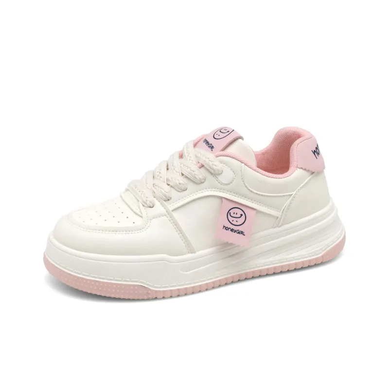 Honey GIRL Anti Slip Wear Resistant Low Top Skateboard Shoes-11