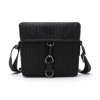 ELLE HOMME Fabric Crossbody Bag Trumpets Men's Black