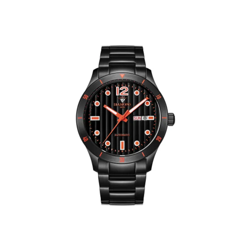 Diamond Automatic Mechanical Movement Men's Watches White Dial-3