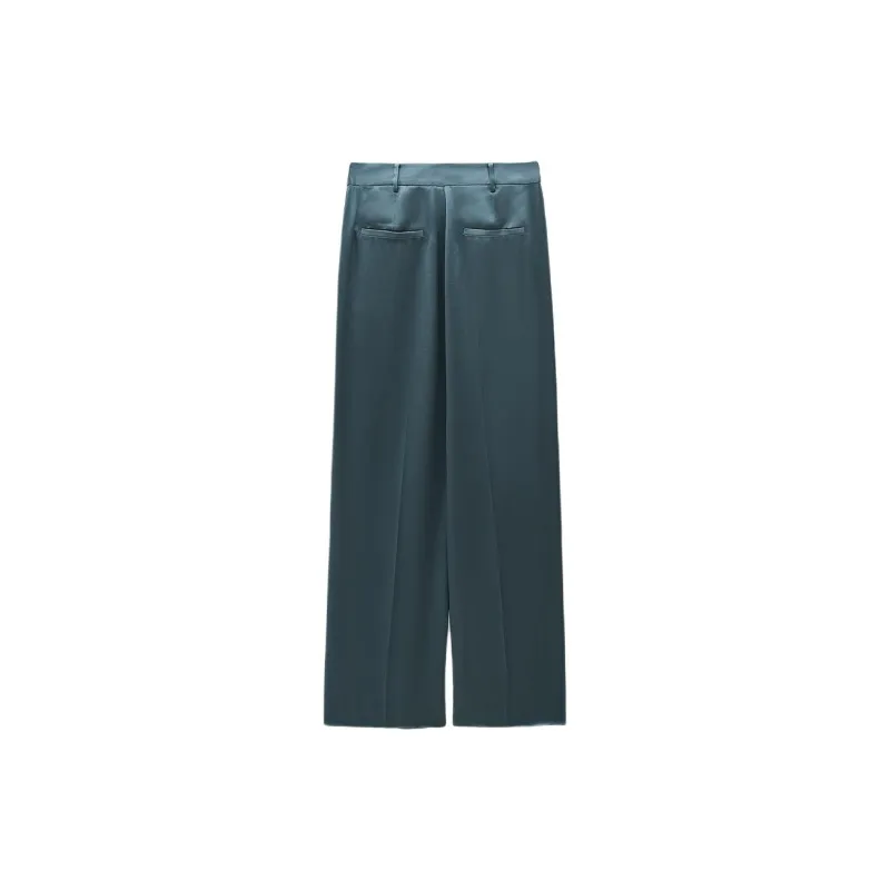 INSUN Casual Pants Women's Slate Blue-1