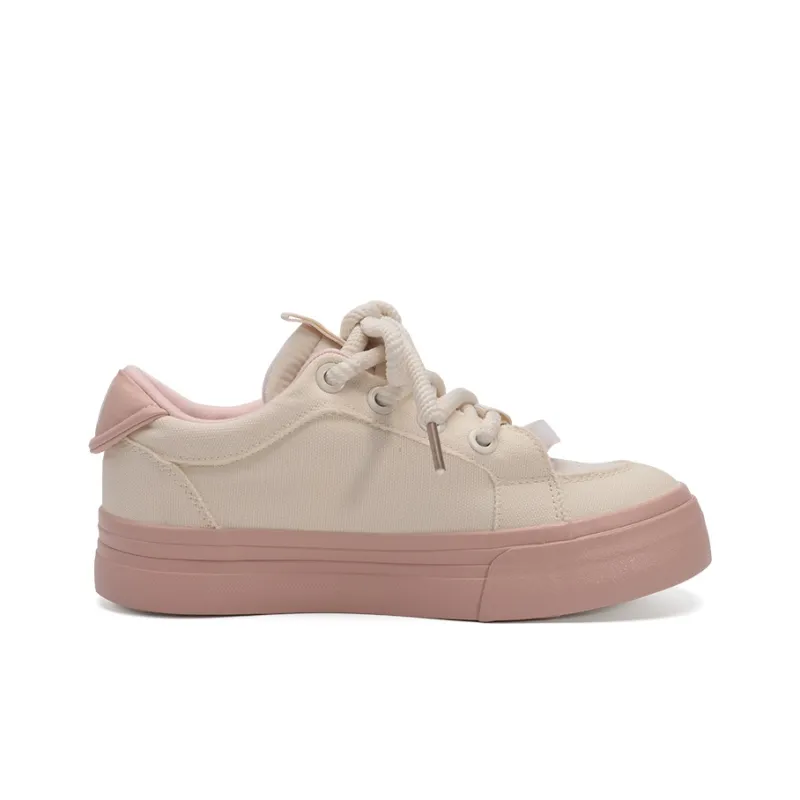 Warrior Breathable Low Top Canvas Shoes Women's Pink-1