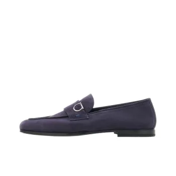 FERRAGAMO GANCINI Loafers Men's Blue