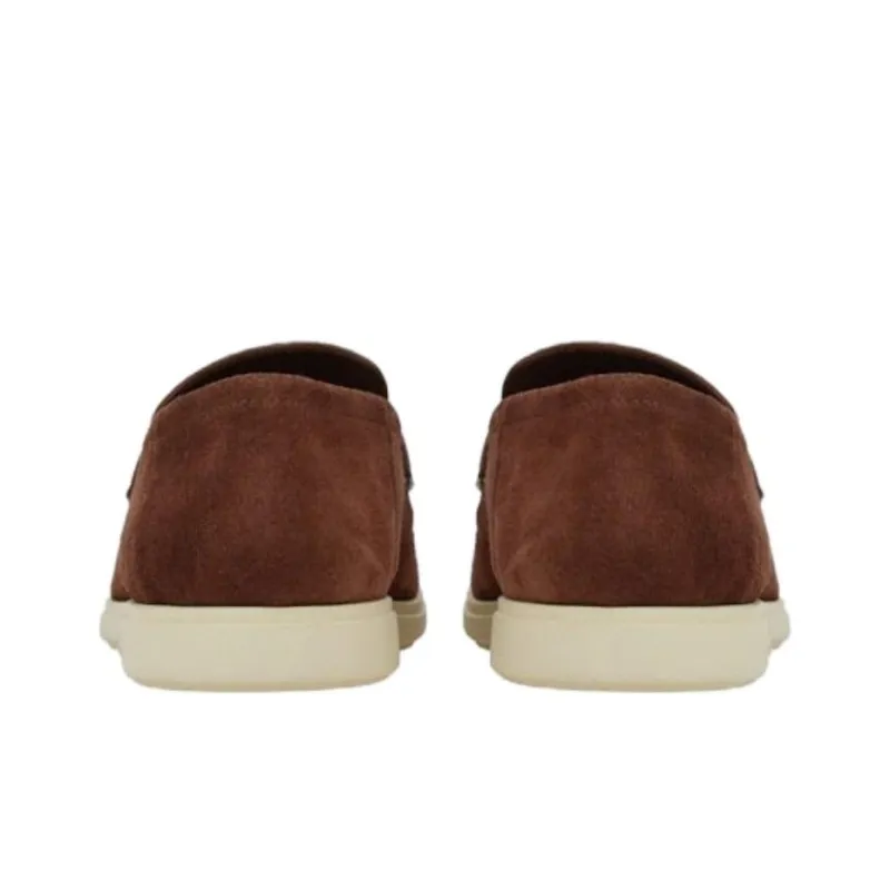 FERRAGAMO GANCINI Loafers Men's Dark Brown-4