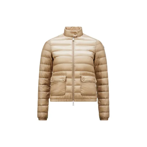 Moncler Lans Series Down Jackets Women's Beige