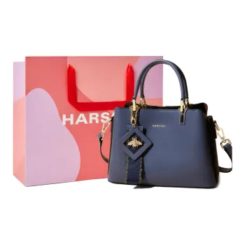 HARSON Cow Leather Handbag Large Size Women's