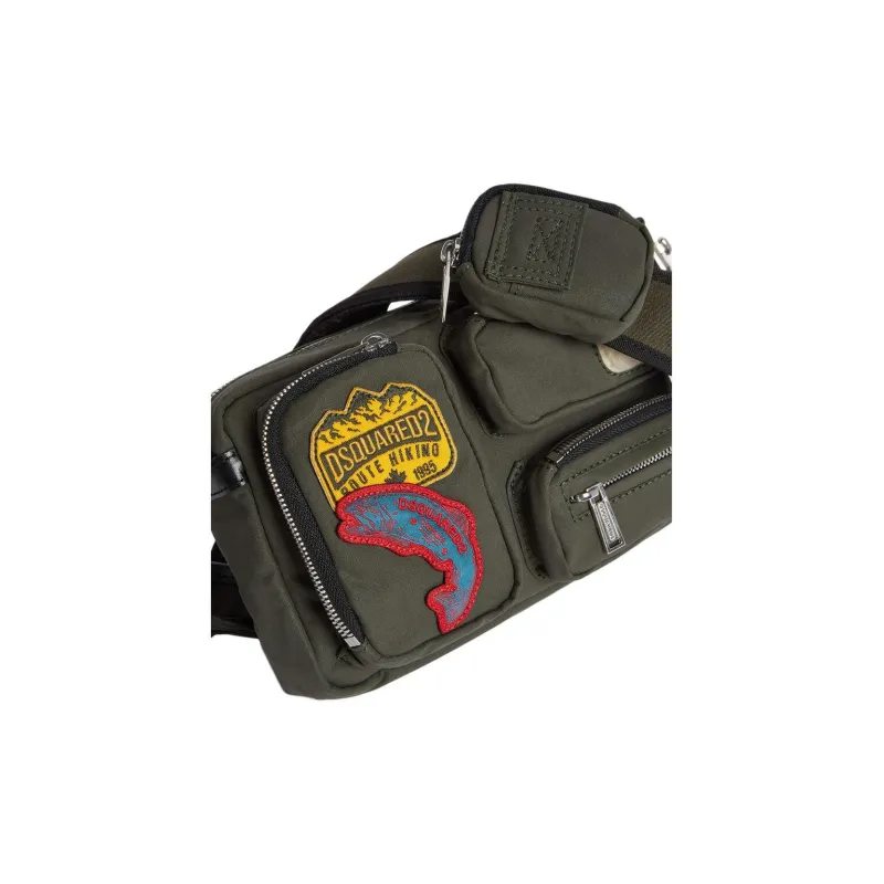 DSQUARED 2 Canadian-patch Messenger Bag-3