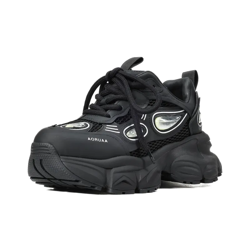 UanDi Cushioning Anti-Slip And Wear-Resistant Height Increasing Low-Top Chunky Sneakers Women's-4