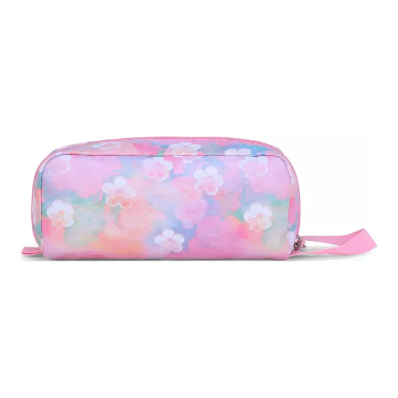 JanSport Polyester Storage Bag Makeup Bag Unisex Neon Rainbow Daisy-2