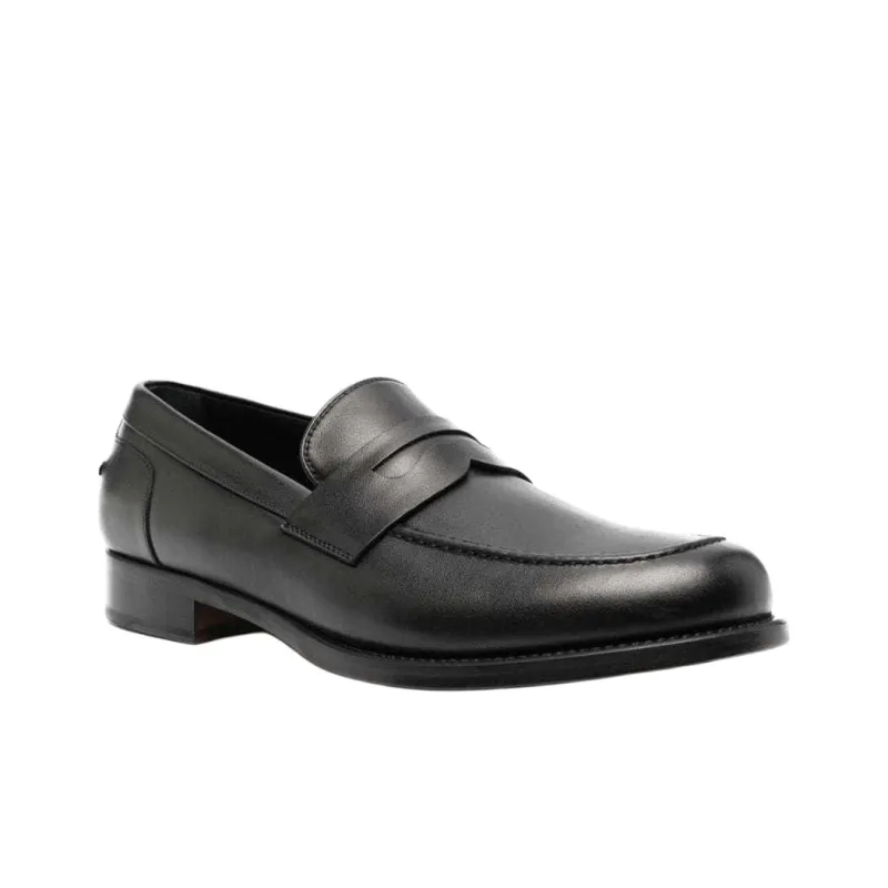 Canali Calf Leather Loafers-3