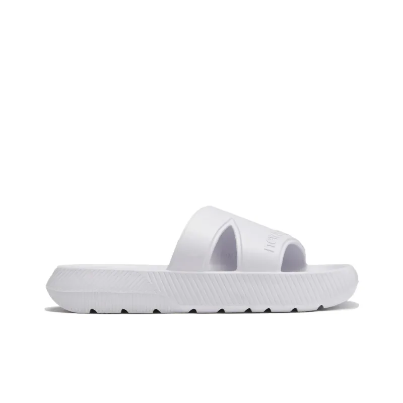 New Balance Slip Resistant Abrasion Resistant Slide Slippers Unisex White-1