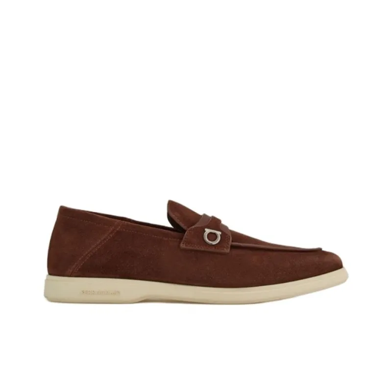 FERRAGAMO GANCINI Loafers Men's Dark Brown-1
