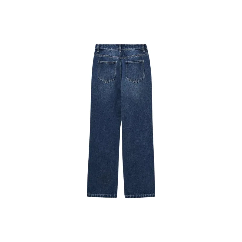 INSUN SS24 Jeans Women's Vintage Blue-1