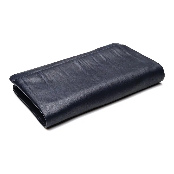 HORSEMEN Top Grain Cow Leather Large Capacity Clutch Regular Men's Dark Blue-3