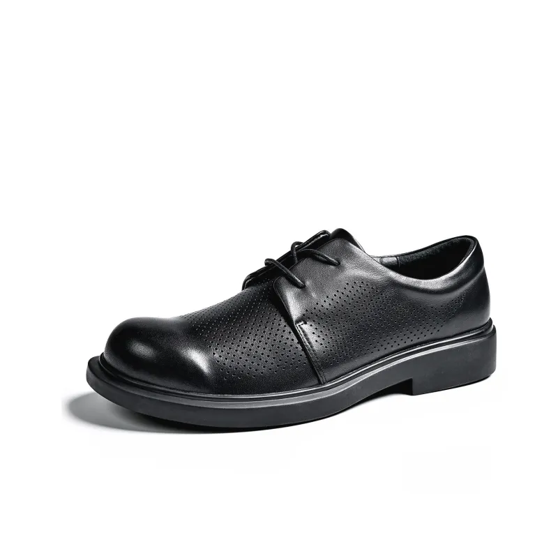 Brounvanm Men's Casual Shoes Men Low Top Black/Coffee-1