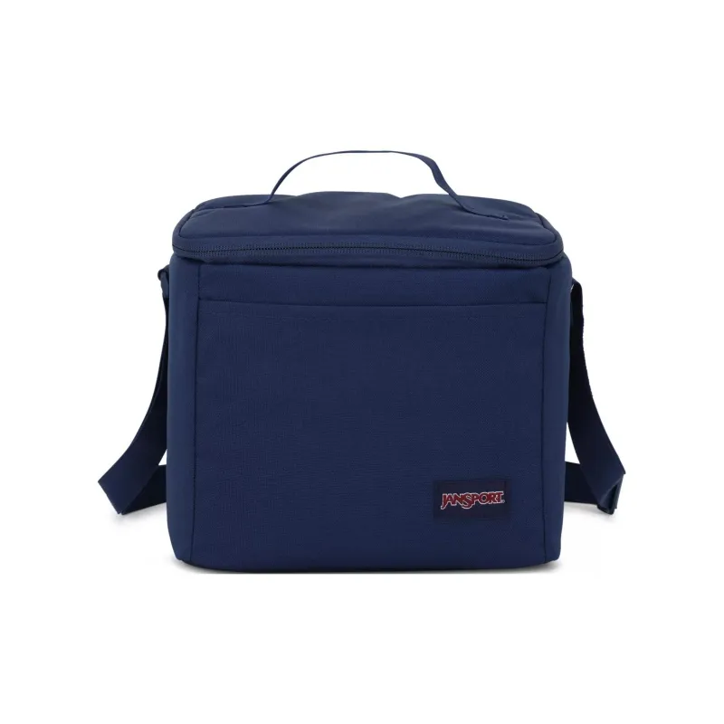 JanSport Recycled Polyester Lunch Bag Shoulder Bag Crossbody Bag Storage Bag Unisex Marine Blue-0