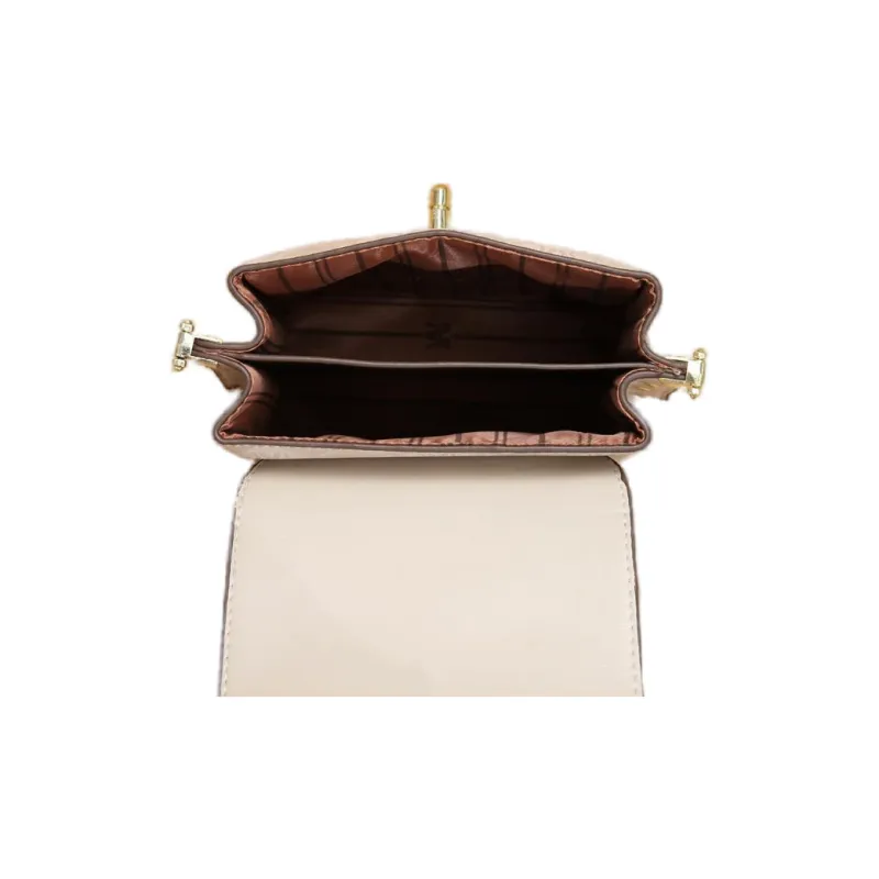 Weymond Pu Cell Phone Pouch Women's Brown/Ecru-7