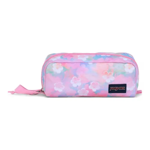 JanSport Makeup Bags Neon Rainbow Daisy