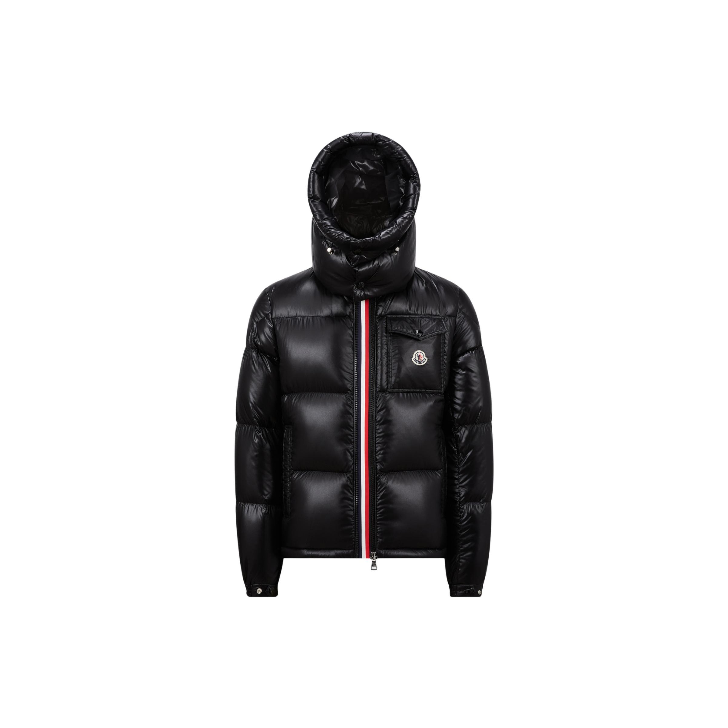 Moncler men's black jacket on sale