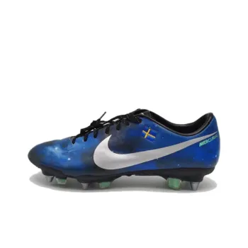 Nike Mercurial Vapor 9 SG Metal Long Studs Natural Ground Anti Slip Wear Resistant Soccer Shoes Men's Blue