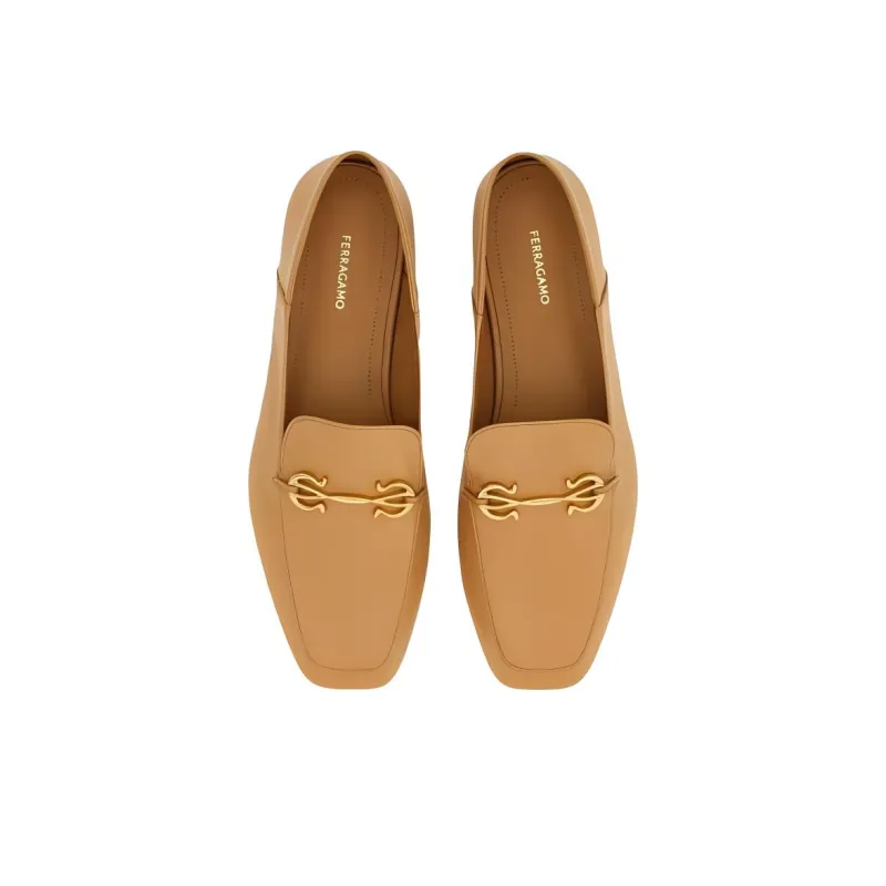 FERRAGAMO Gancini-embellished Loafers-4