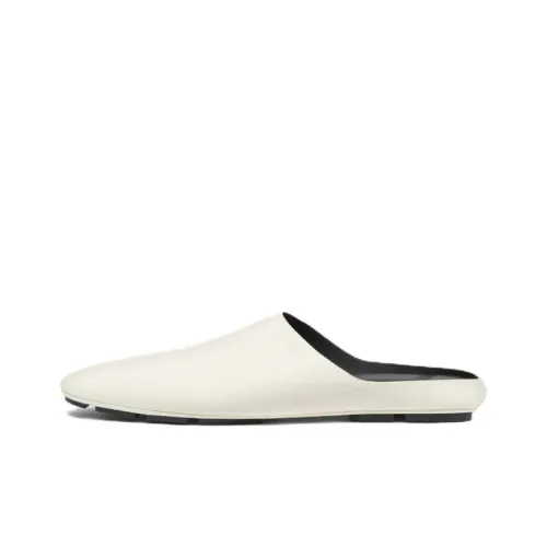 FANSIZHE Closed Toe Slippers Men's White