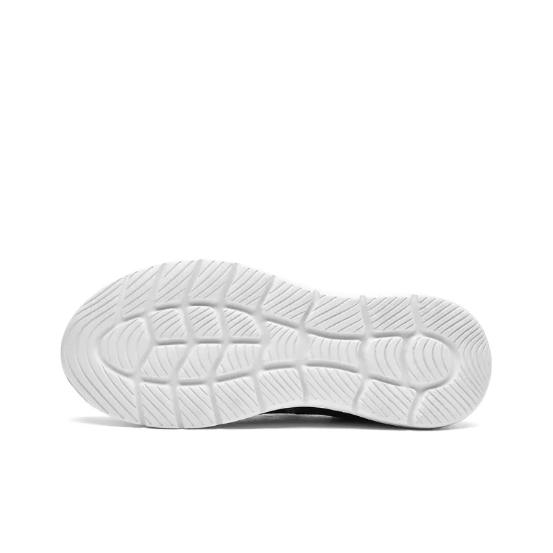 HLA Men's Breathable Comfortable Height Increasing Flyknit Lightweight Slip-on Casual Shoes-4
