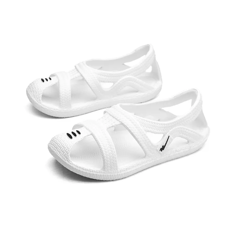 Binary Beach Sandals Men's White-2