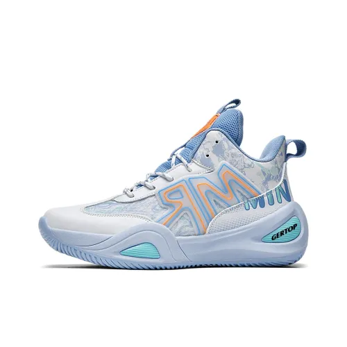 GERTOP Anti Slip Wear Resistant Breathable Supportive Balance Enhancing Lightweight Low Top Basketball Shoes Unisex