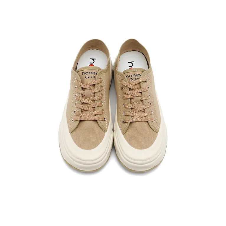 Honey GIRL Anti Slip Wear Resistant Low Top Canvas Shoes Women's-3