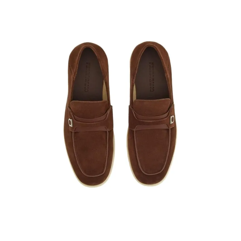 FERRAGAMO GANCINI Loafers Men's Dark Brown-2