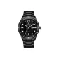 Black Case Black Dial Black Steel Band