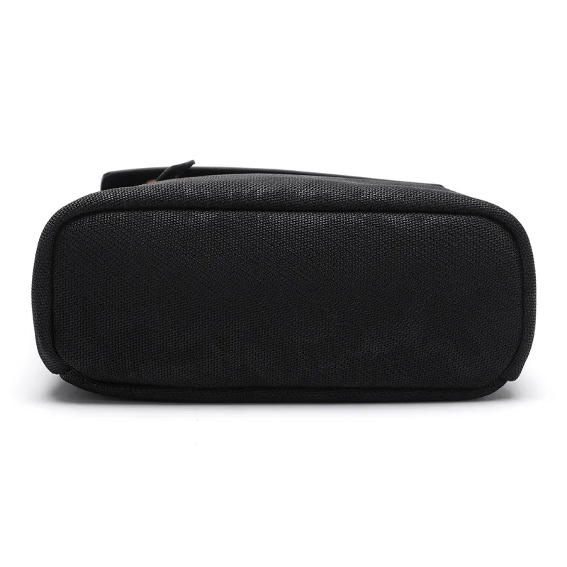 ELLE HOMME Fabric, Synthetic Leather Crossbody Bag Trumpets Men's Black-5