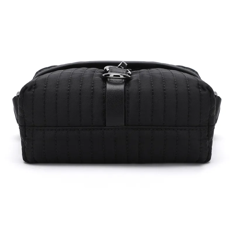 ELLE HOMME Fabric Crossbody Bag Trumpets Men's Black-4