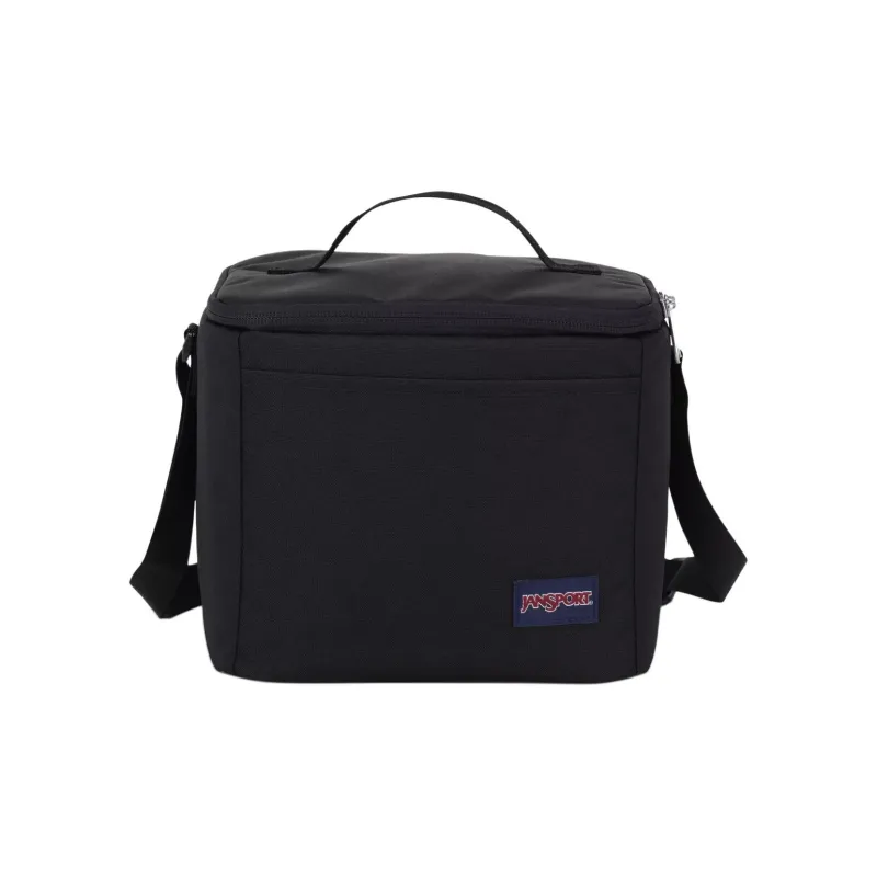 JanSport Recycled Polyester Lunch Bag Shoulder Bag Crossbody Bag Storage Bag Unisex Black-0