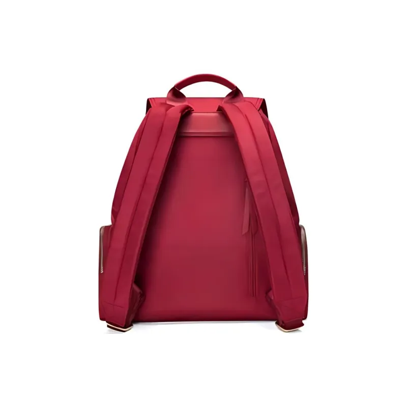 SAMSONITE Fabric Backpack Medium Size Women's Red/Black/Aqua Blue-3