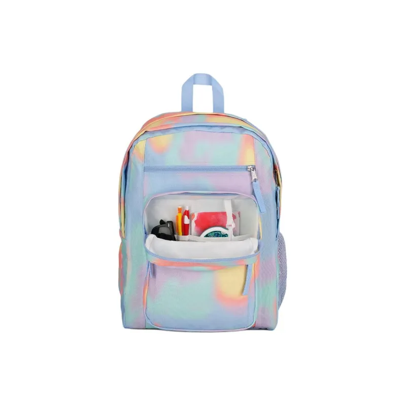 JanSport Polyester Backpack Unisex Light Blue Multicolor-1