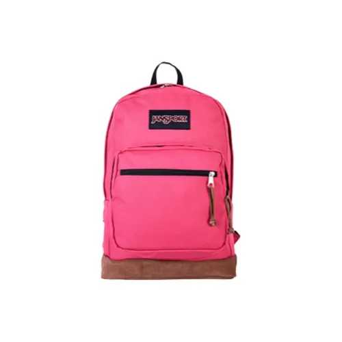 JanSport Polyester Backpack Medium Size Women's Sanglia Burgundy