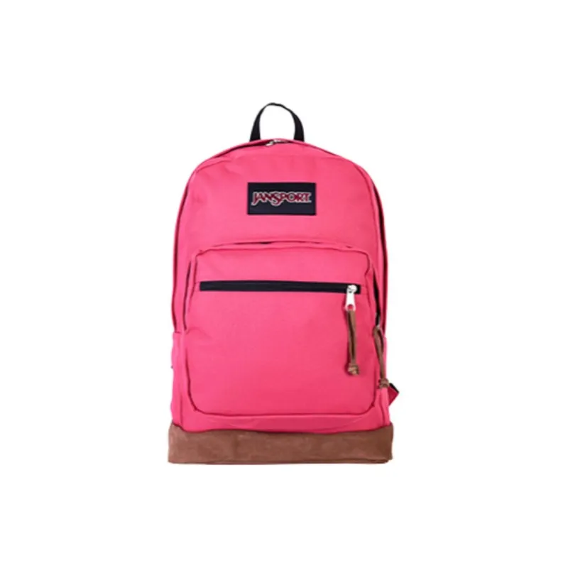 JanSport Polyester Backpack Medium Size Women's Sanglia Burgundy-0