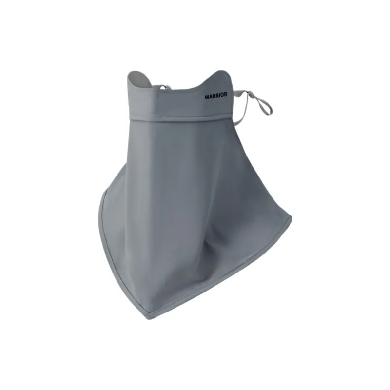 Warrior Ice Silk Face Masks Unisex Gray Black-0