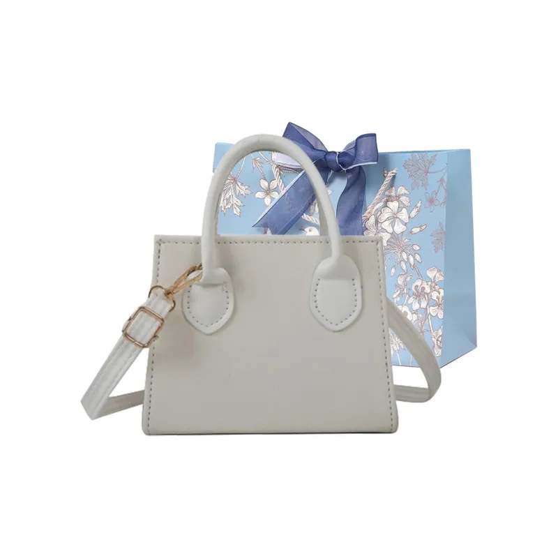 REDOO PU Shoulder Bag Regular Women's Dusty Blue/White/Black/Sky Blue-5