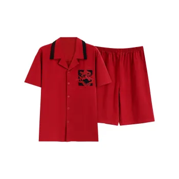 GOSO Pajama Set Men's Red Shades