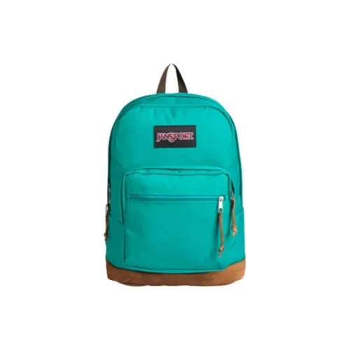 JanSport Polyester Backpack Medium Size Unisex Turquoise