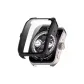Compatibility with OP Watch 4 Pro PC Tempered Glass Screen Protector Case-Black