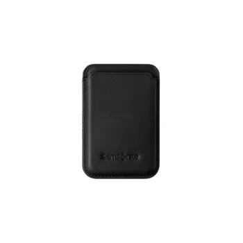 SAMSONITE Cow Leather Card Holder Men's Black