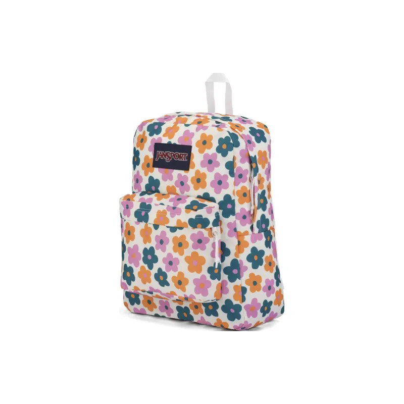 JanSport Polyester Backpack Unisex Multicolor Floral-3